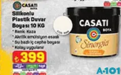 CASATİ SİLİKONLU PLASTİK DUVAR BOYASI 10 KG
